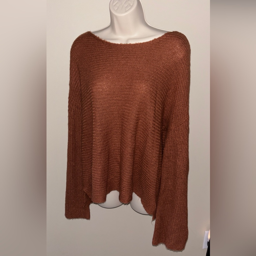 BP Rust Orange Crew Neck Sweater